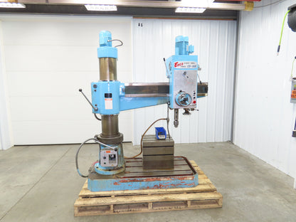 Enco 128-4010 Radial Arm Drill Press 32" x 10" 220V 2.2kw 3Ph 80-2000RPM
