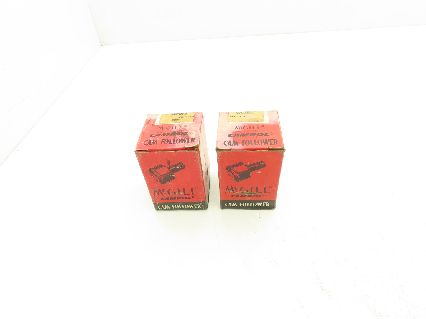 McGill Cam Follower Bearing 2" Roller Stud Type Lot of 2