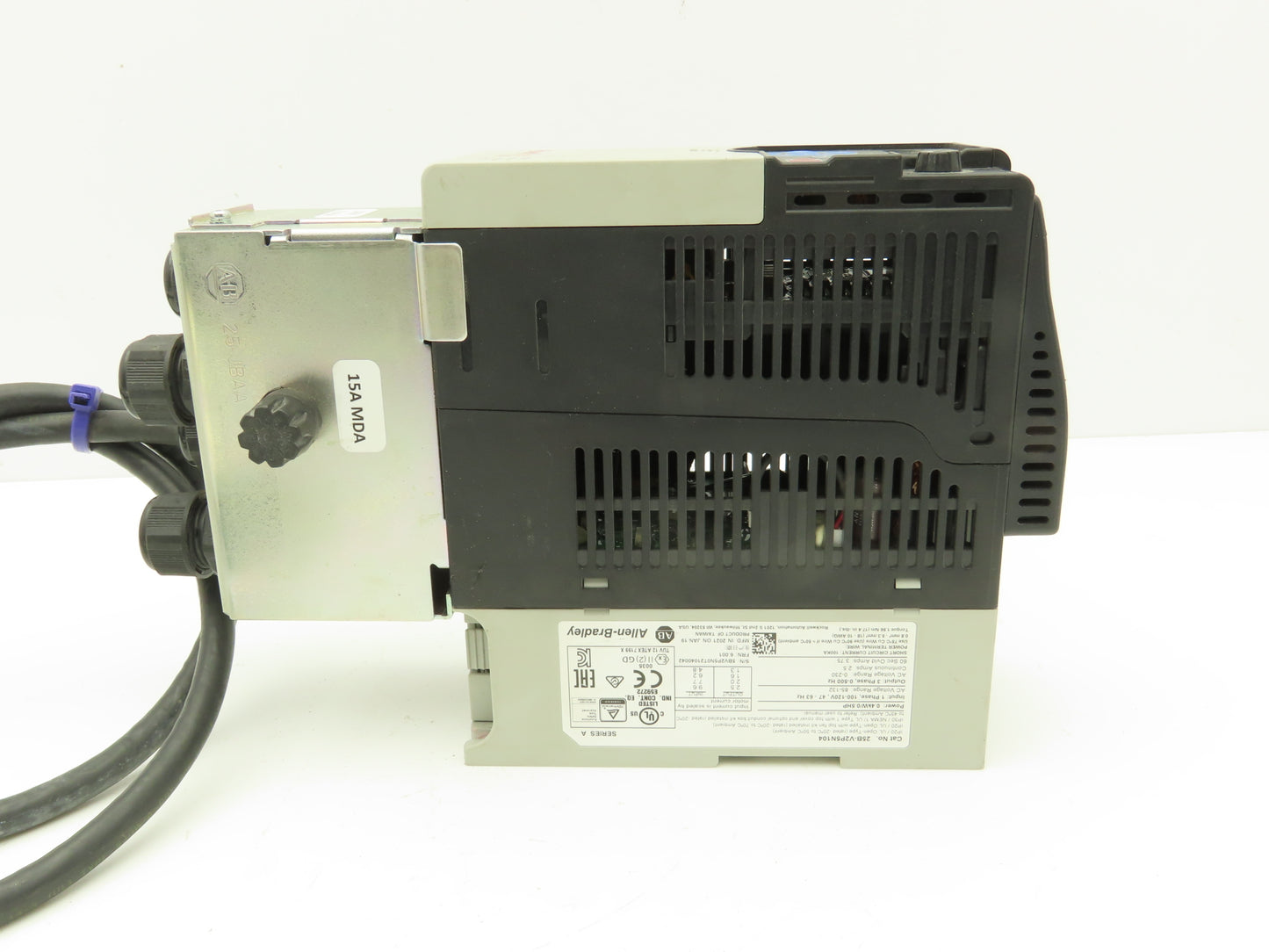 Allen Bradley 25B-V2P5N104 PowerFlex 525 VFD Variable Speed Drive 1/2Hp 120V 1PH