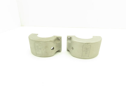 Martin 4016 Coupling Cover For #40 Chain 4" OD x 2" Width Lot Of 2 With Seals