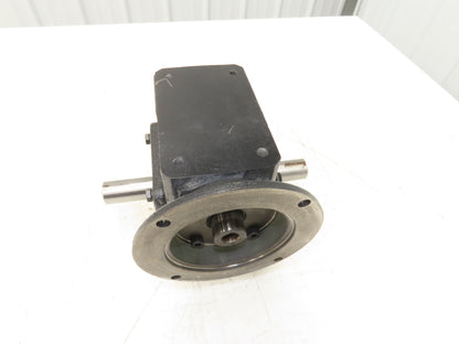 Worldwide HDRF237-30/1-DE-56C Worm Gearbox 30:1 Reducer 58rpm Dual Shaft 56C