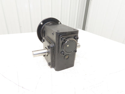 Worldwide HDRF237-30/1-DE-56C Worm Gearbox 30:1 Reducer 58rpm Dual Shaft 56C