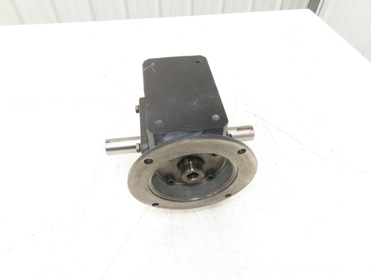 Worldwide HDRF237-30/1-DE-56C Worm Gearbox 30:1 Reducer 58rpm Dual Shaft 56C