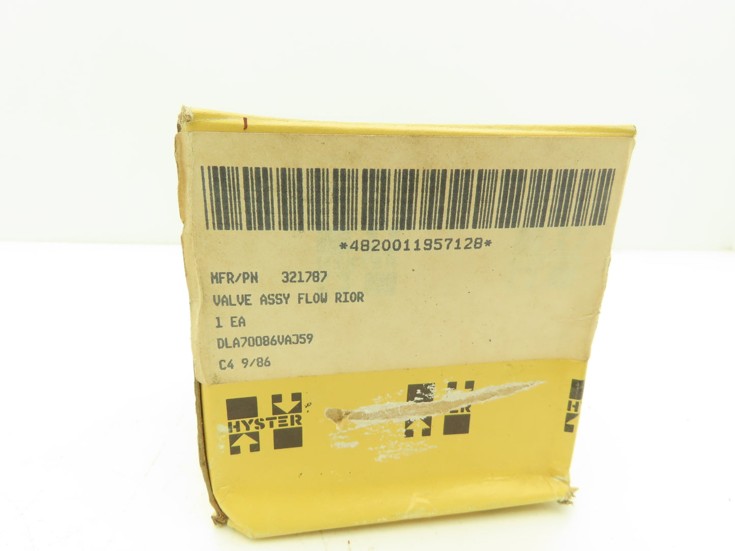 Hyster 321787 Forklift Calibrated Flow Valve For Model H60XL Diesel