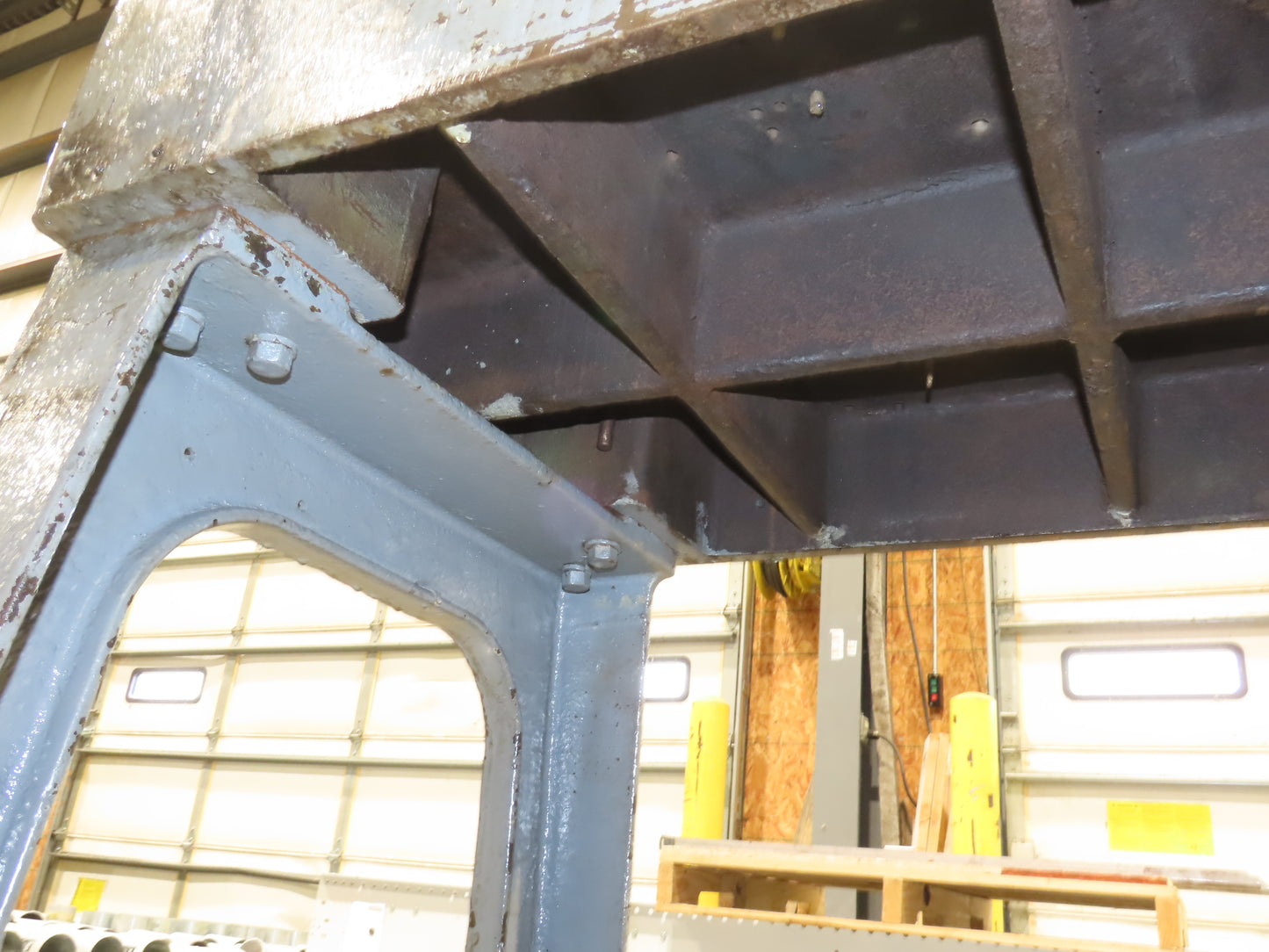 Vintage 1" Steel Welding Layout Table 60x24" Cast Iron Wilton Vise 4-1/2"