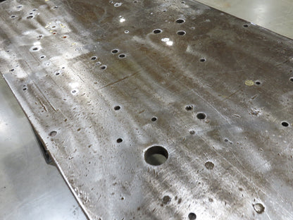 Vintage 1" Steel Welding Layout Table 60x24" Cast Iron Wilton Vise 4-1/2"