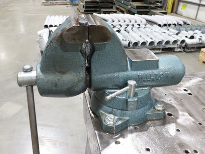 Vintage 1" Steel Welding Layout Table 60x24" Cast Iron Wilton Vise 4-1/2"