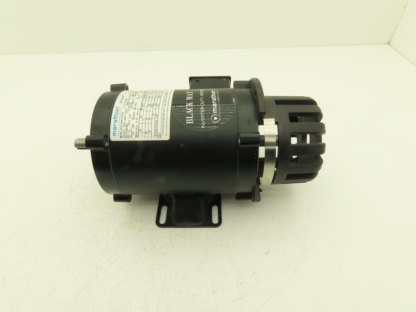 Marathon 56H17T2001B Black Max Inverter Duty AC Motor .25Hp 1725rpm 230/460V 56C