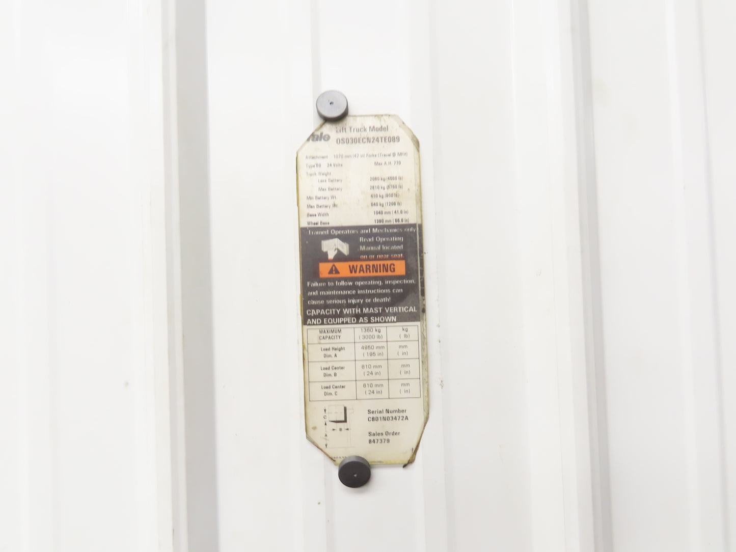 Curtis PMC 1310-5214 Order Picker DC Motor Speed Controller Off 0S030ECN24TE089