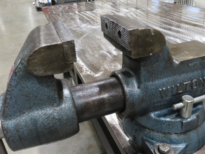 1" Top Steel Fabrication Welding Layout Table Work Bench 96"x48"x35" Wilton Vise