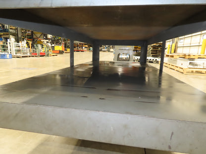 1" Top Steel Fabrication Welding Layout Table Work Bench 96"x48"x35" Wilton Vise