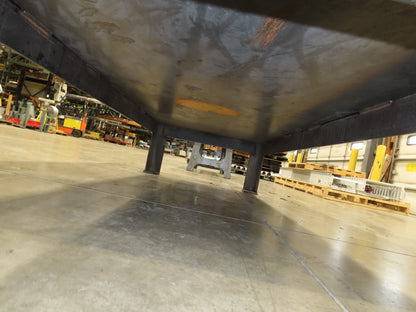 1" Top Steel Fabrication Welding Layout Table Work Bench 96"x48"x35" Wilton Vise