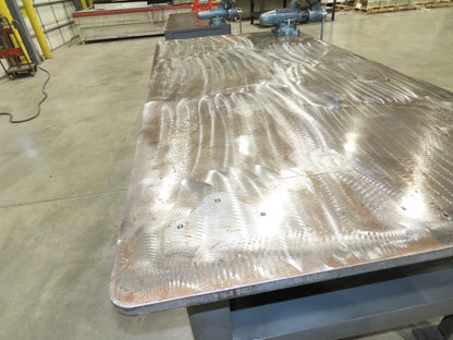 1" Top Steel Fabrication Welding Layout Table Work Bench 96"x48"x35" Wilton Vise