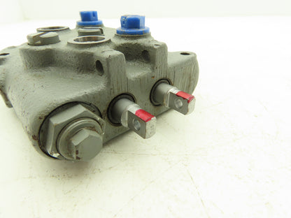 Eaton Cessna 30922-CCN 2 Spool Hydraulic Manual Lever Operated Valve