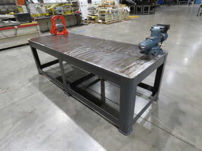 1-1/8" Top Steel Fabrication Welding Layout Table 96x36" Wilton Vise Ridgid 27