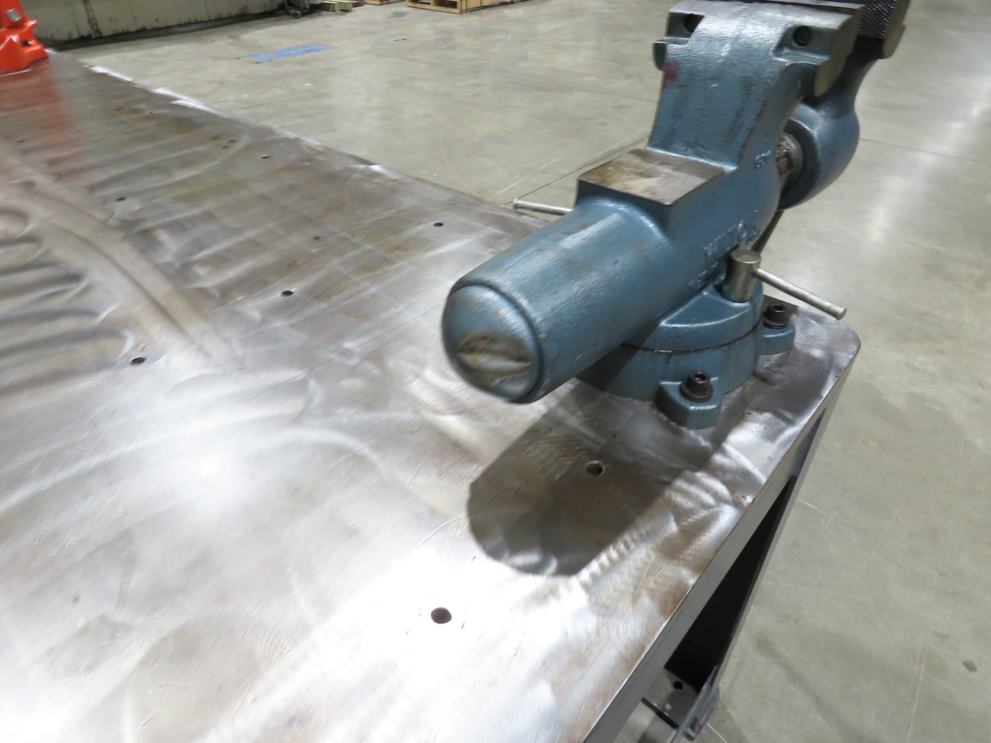 1-1/8" Top Steel Fabrication Welding Layout Table 96x36" Wilton Vise Ridgid 27