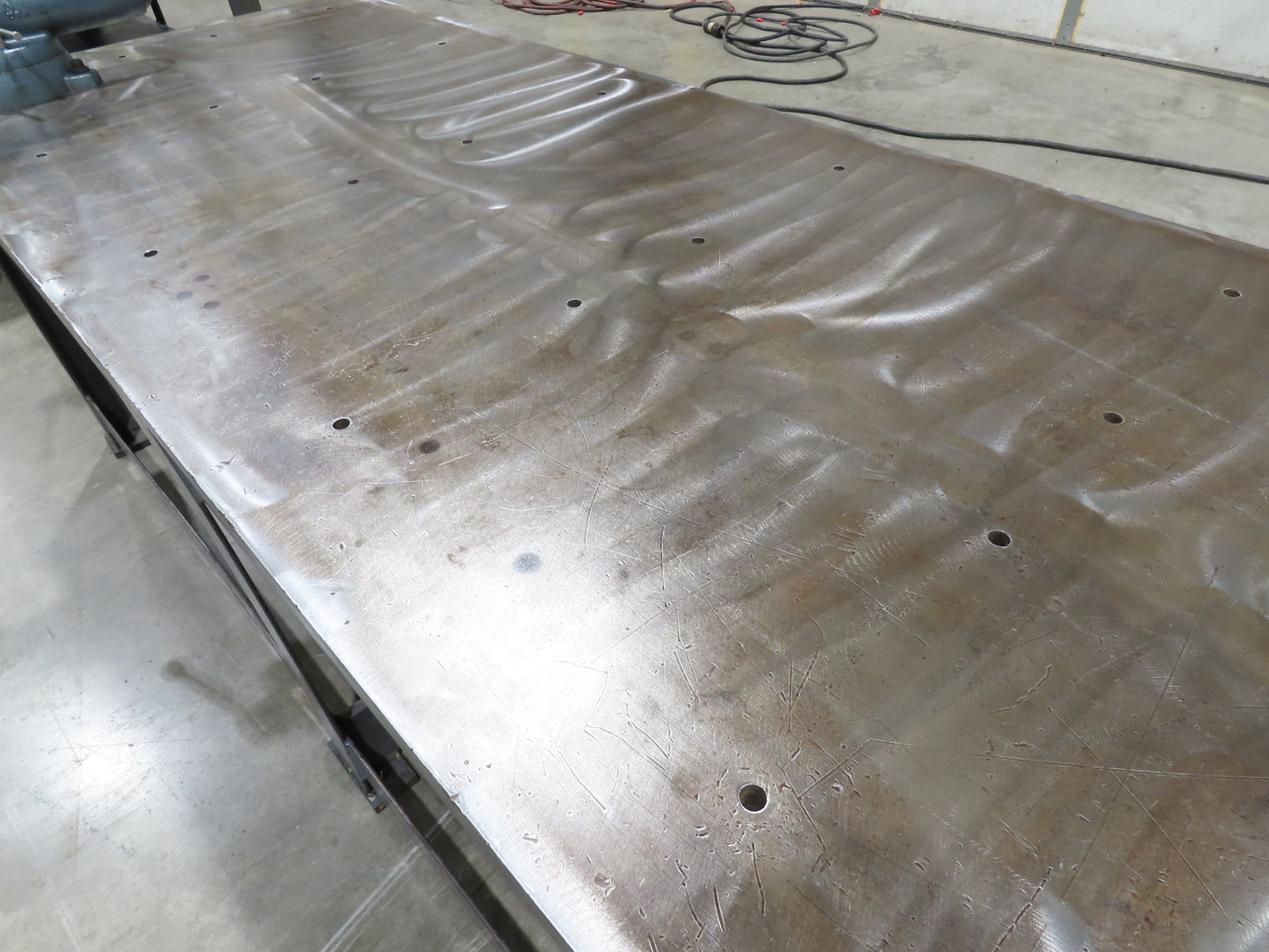 1-1/8" Top Steel Fabrication Welding Layout Table 96x36" Wilton Vise Ridgid 27