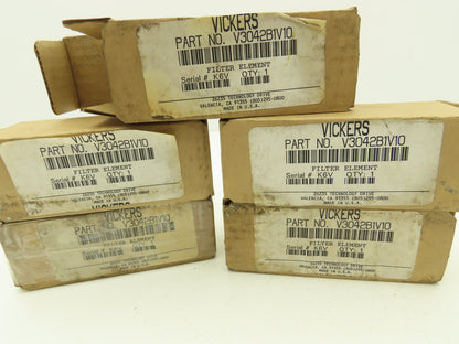 Vickers V3042B1V10 Hydraulic Filter Element 6 Micron  Lot of 5