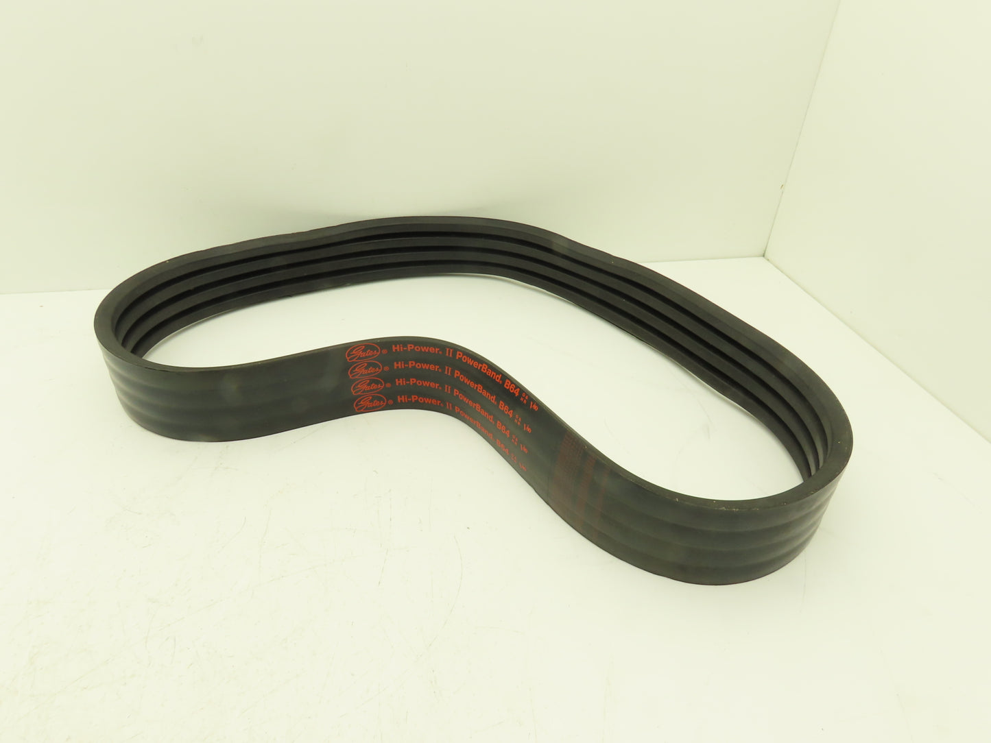 Gates 4/B64 Hi-Power II Powerband V-Belt 4-Groove 3"W x 67"L 9093-4064