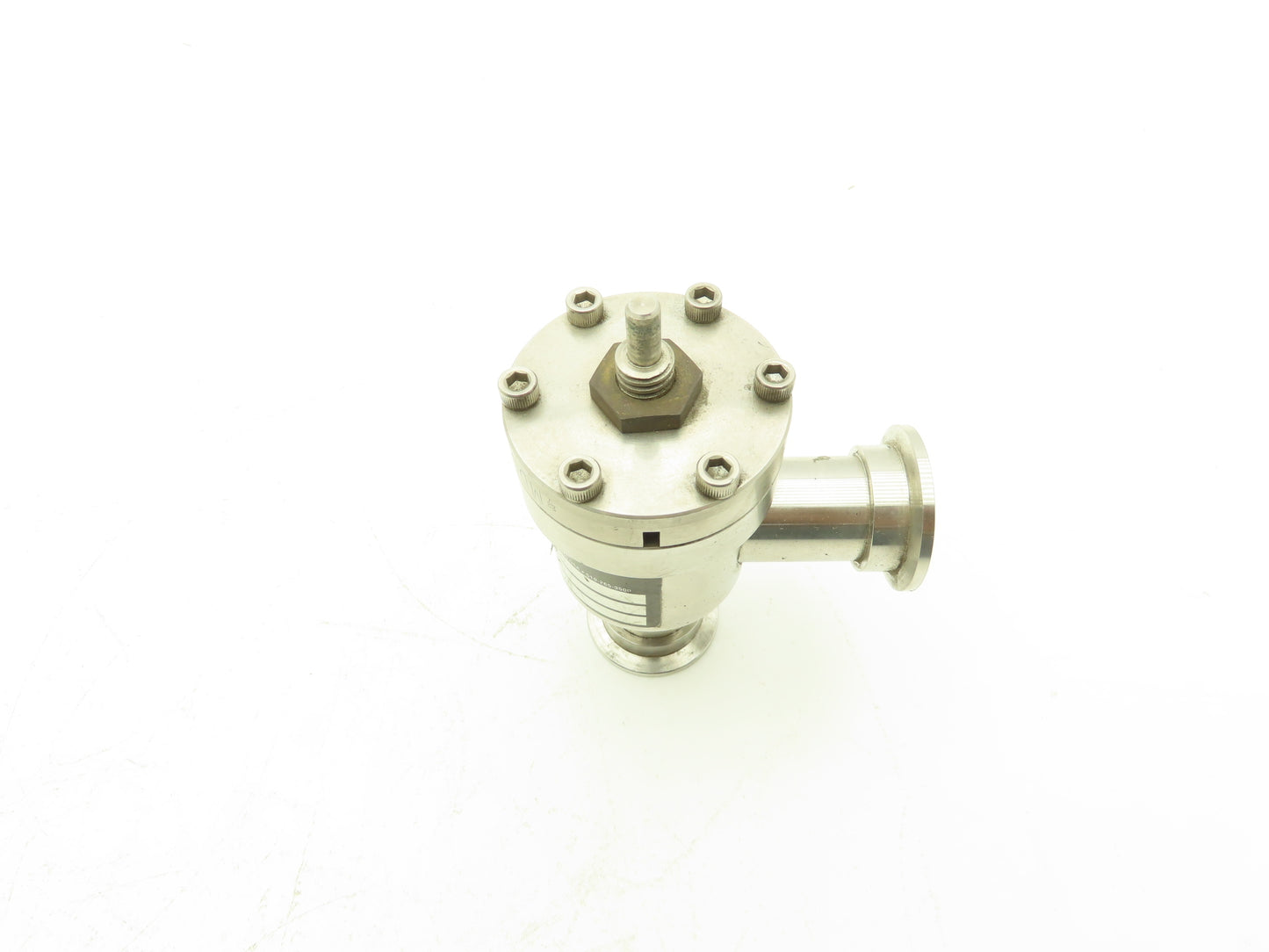 MDC KAV-100 Manual Pneumatic Angle Valve Vacuum Isolation 1" Connection