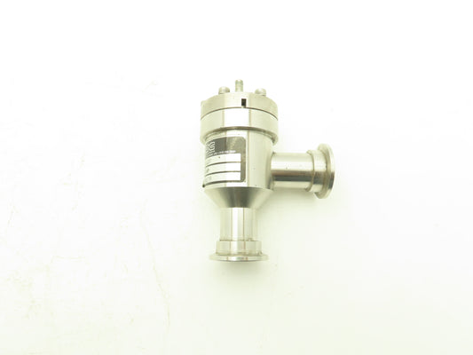 MDC KAV-100 Manual Pneumatic Angle Valve Vacuum Isolation 1" Connection