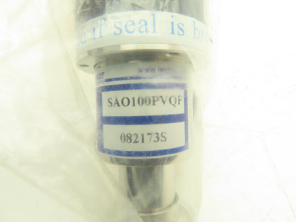 Kurt J Lesker SA0100PVQF Pneumatic Angle Valve Vacuum Isolation 1" Connection