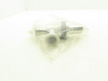 Kurt J Lesker SA0100PVQF Pneumatic Angle Valve Vacuum Isolation 1" Connection