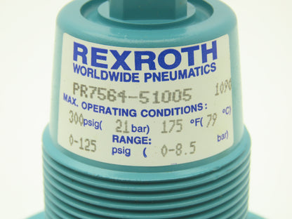 Rexroth PR7564-51005 Pneumatic Air Regulator 3/4"NPT 0-125psi Range