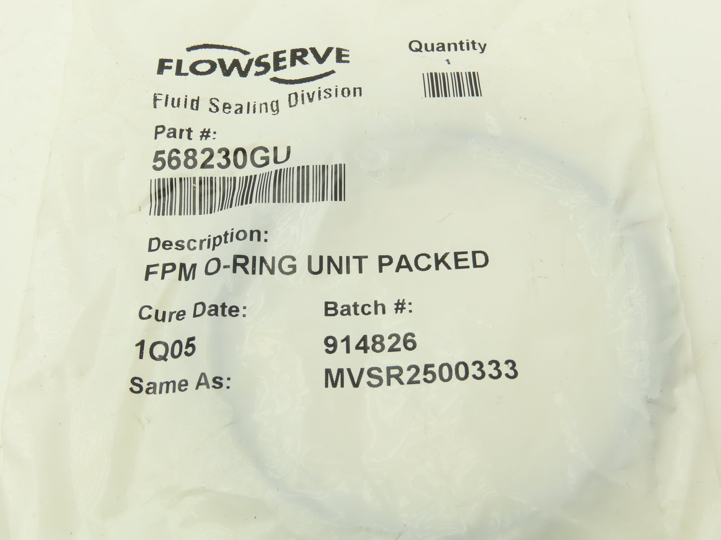 Flowserve A10E02 668810SL Mechanical Seal Kit 155731QI-D