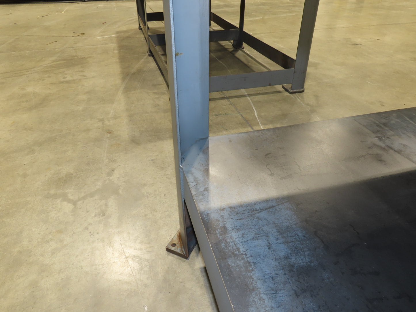 5/8" Thick Top Steel Fabrication Welding Layout Table Work Bench 96"x48"x36"