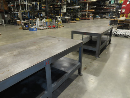 5/8" Thick Top Steel Fabrication Welding Layout Table Work Bench 96"x48"x36"