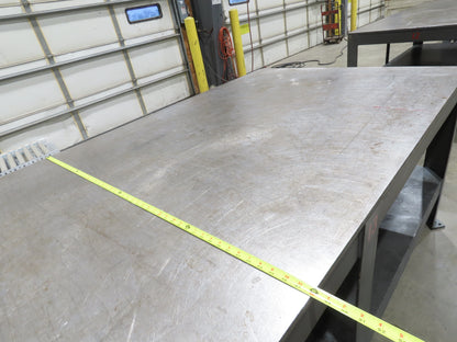 5/8" Thick Top Steel Fabrication Welding Layout Table Work Bench 96"x48"x36"