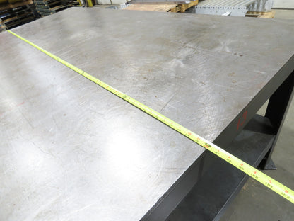 5/8" Thick Top Steel Fabrication Welding Layout Table Work Bench 96"x48"x36"