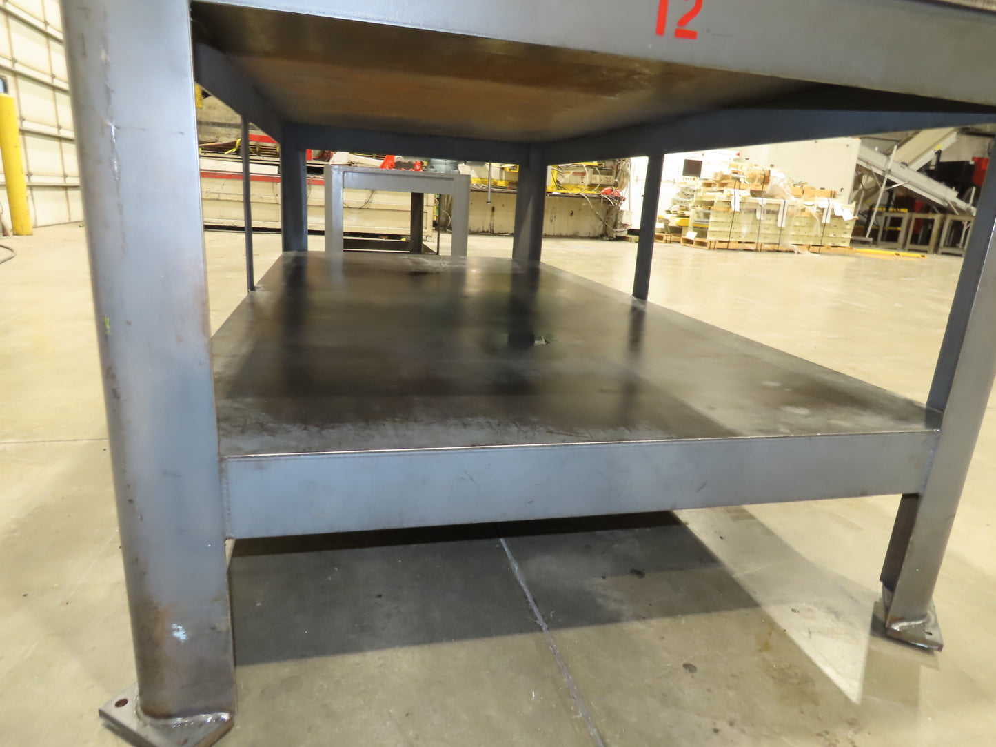 5/8" Thick Top Steel Fabrication Welding Layout Table Work Bench 96"x48"x36"