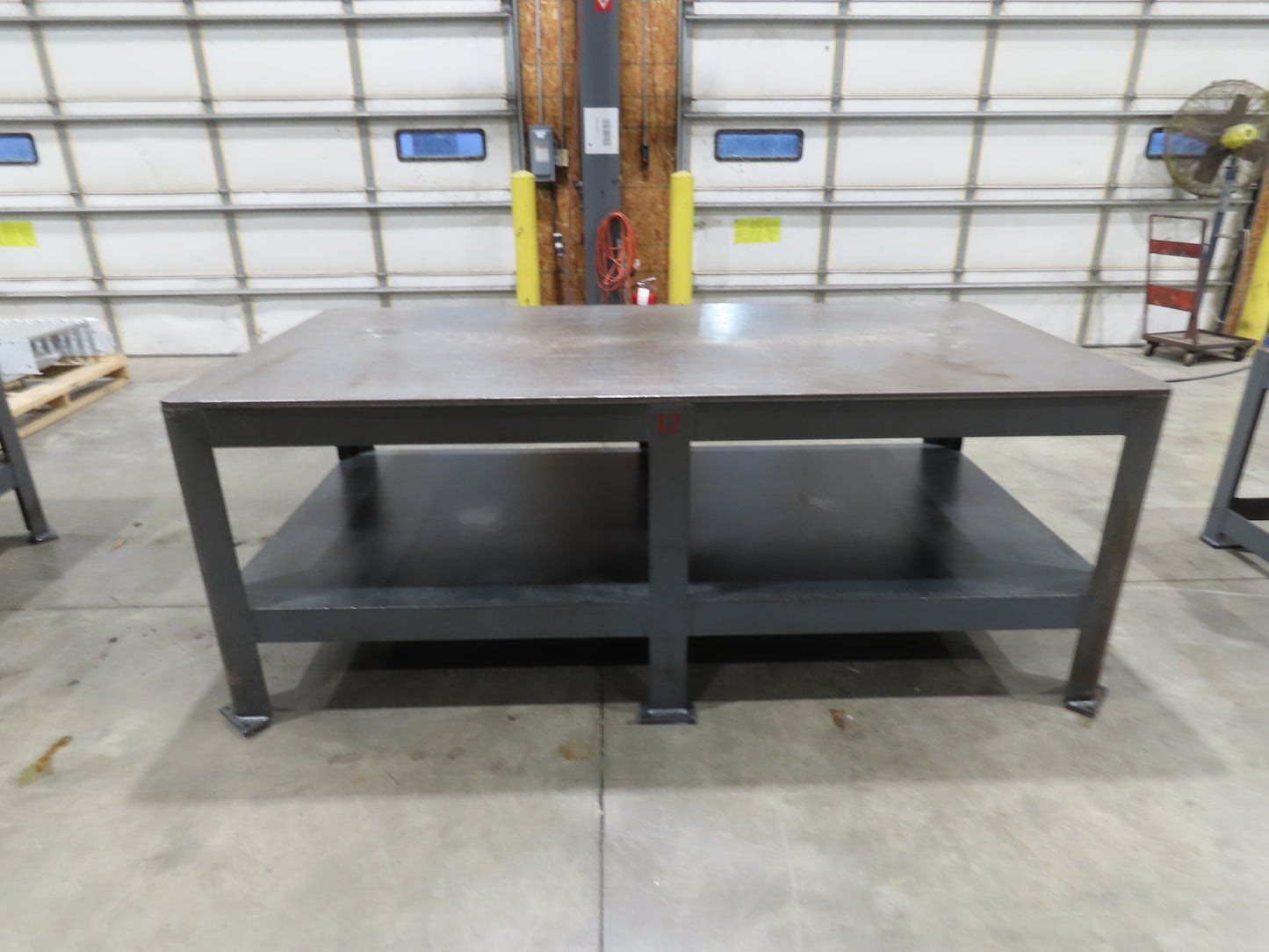 5/8" Thick Top Steel Fabrication Welding Layout Table Work Bench 96"x48"x36"