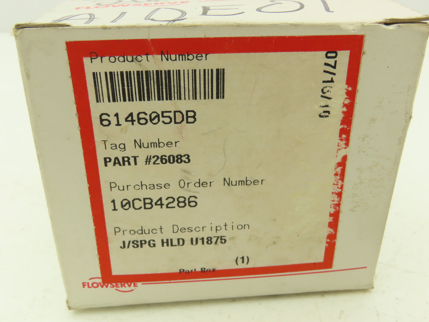 Flowserve A10E01 614605DB-J Mechanical Seal Kit Spring Holder 2-9/16"x 2-5/16"