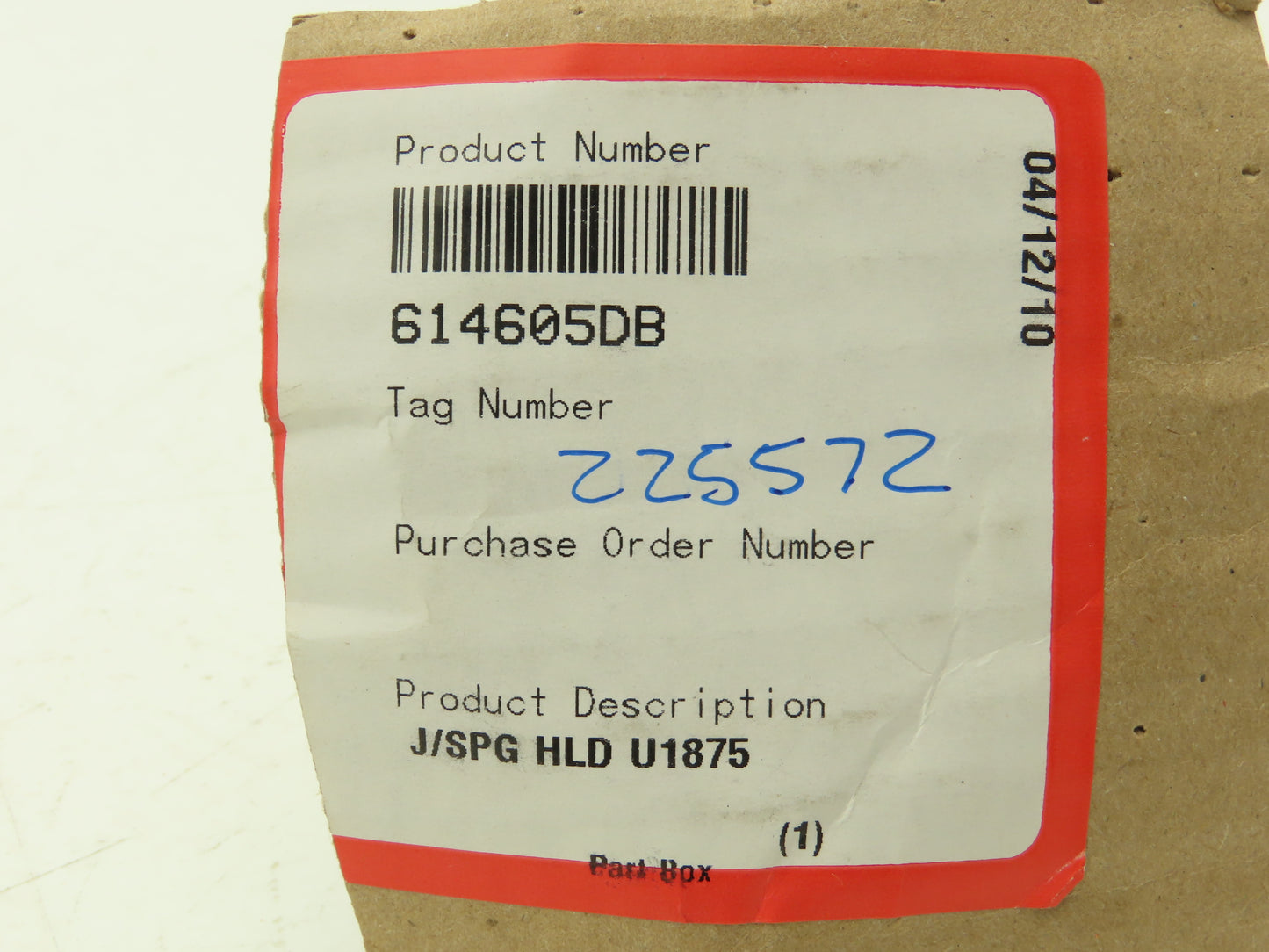 Flowserve A10E01 614605DB-J Mechanical Seal Kit Spring Holder 2-9/16"x 2-5/16"