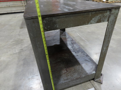 5/8" Thick Top Steel Fabrication Welding Layout Table Work Bench 60"x30"x36"