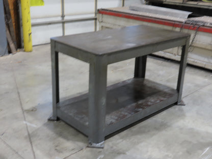 5/8" Thick Top Steel Fabrication Welding Layout Table Work Bench 60"x30"x36"