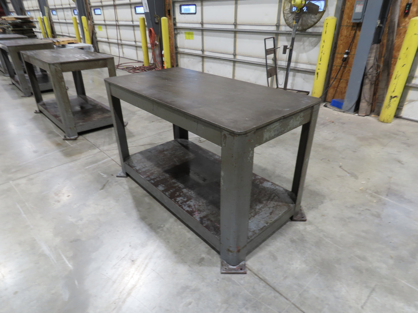 5/8" Thick Top Steel Fabrication Welding Layout Table Work Bench 60"x30"x36"