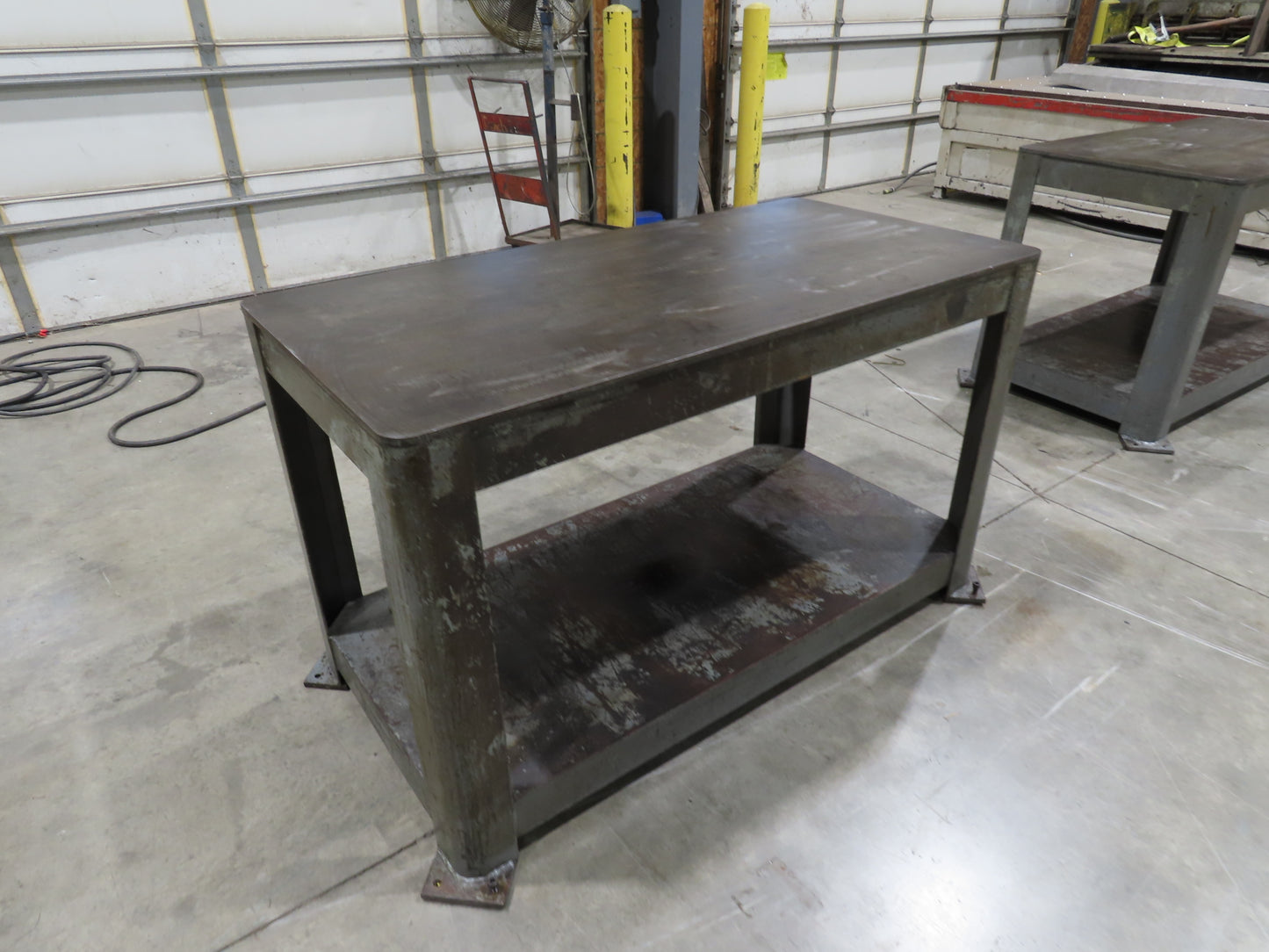 5/8" Thick Top Steel Fabrication Welding Layout Table Work Bench 60"x30"x36"