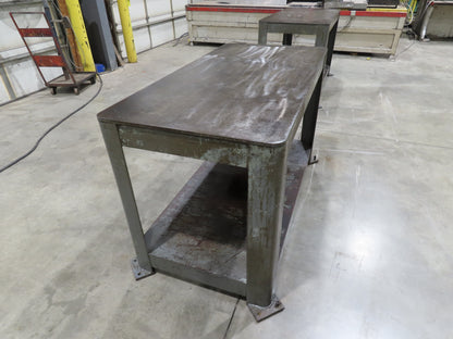 5/8" Thick Top Steel Fabrication Welding Layout Table Work Bench 60"x30"x36"