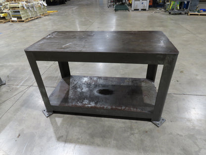 5/8" Thick Top Steel Fabrication Welding Layout Table Work Bench 60"x30"x36"