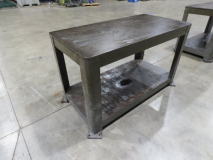 5/8" Thick Top Steel Fabrication Welding Layout Table Work Bench 60"x30"x36"