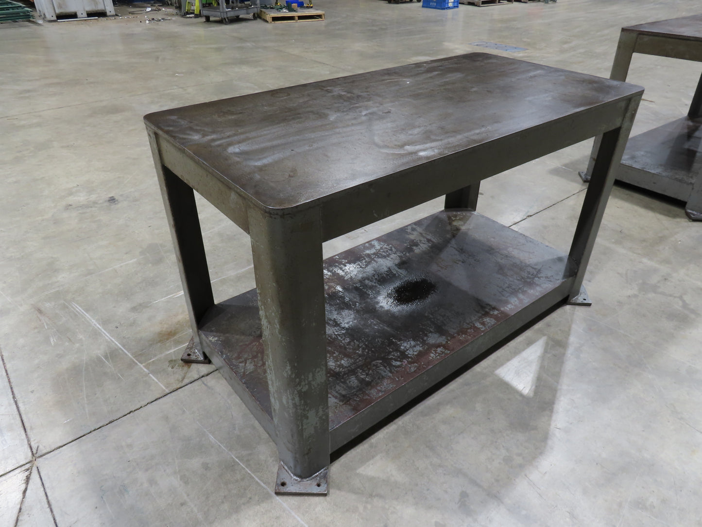 5/8" Thick Top Steel Fabrication Welding Layout Table Work Bench 60"x30"x36"