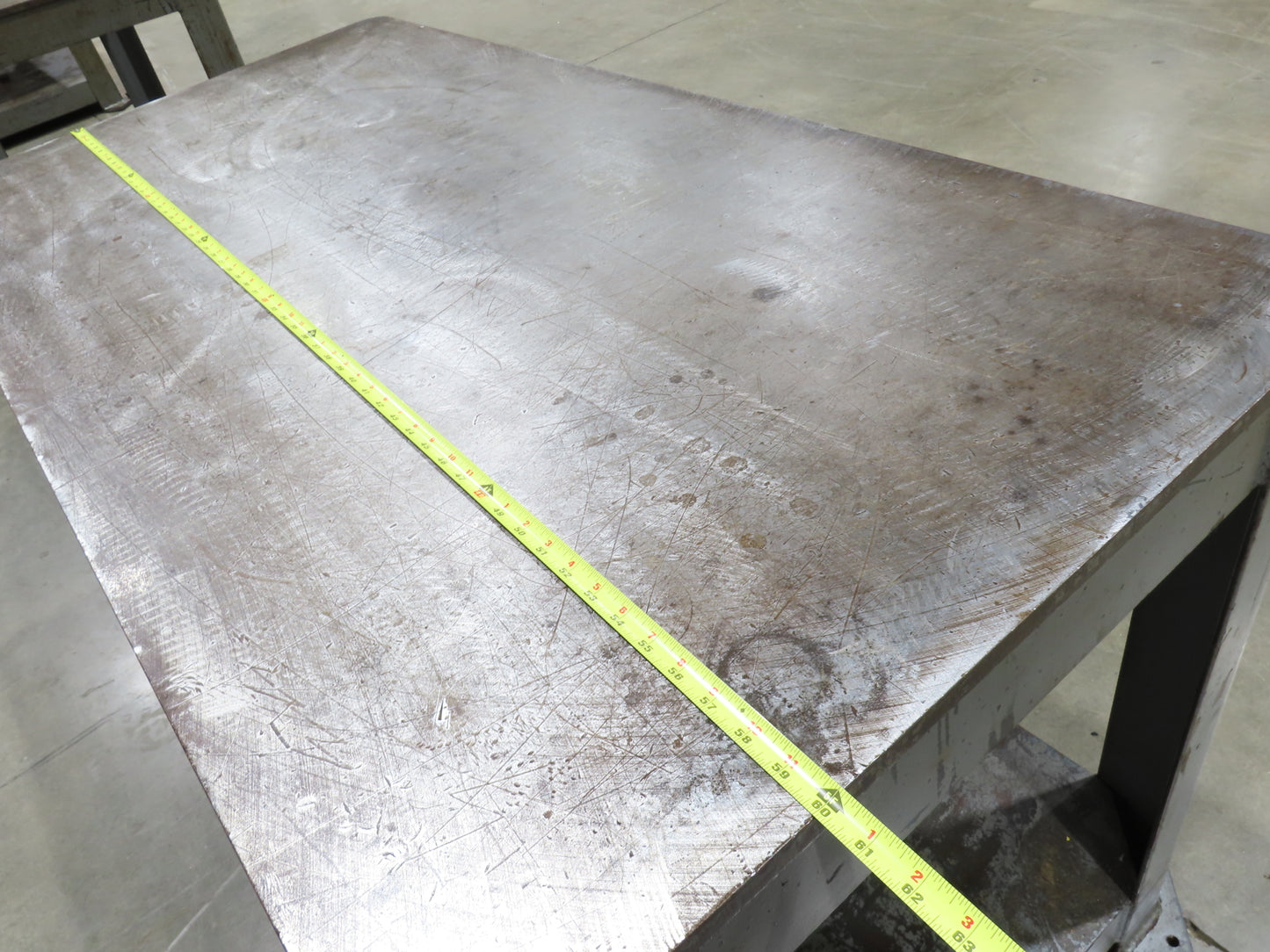 11/16" Thick Top Steel Fabrication Welding Layout Table Work Bench 60"x30"x36"