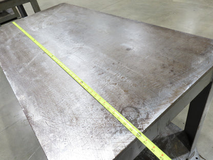 11/16" Thick Top Steel Fabrication Welding Layout Table Work Bench 60"x30"x36"