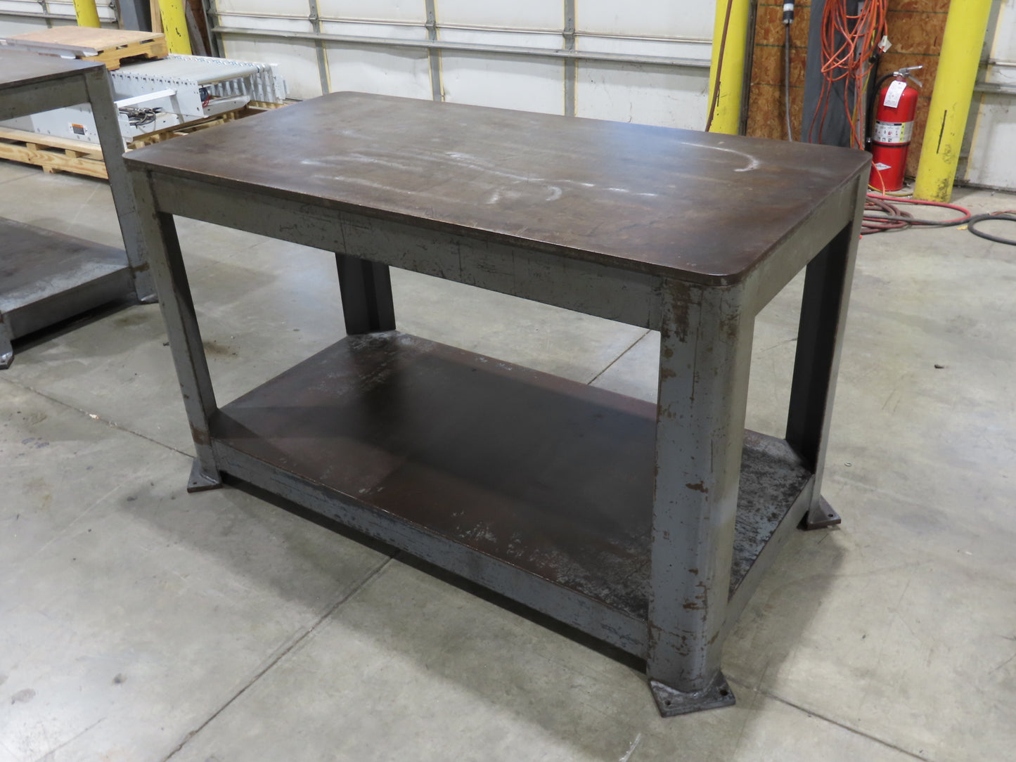 11/16" Thick Top Steel Fabrication Welding Layout Table Work Bench 60"x30"x36"
