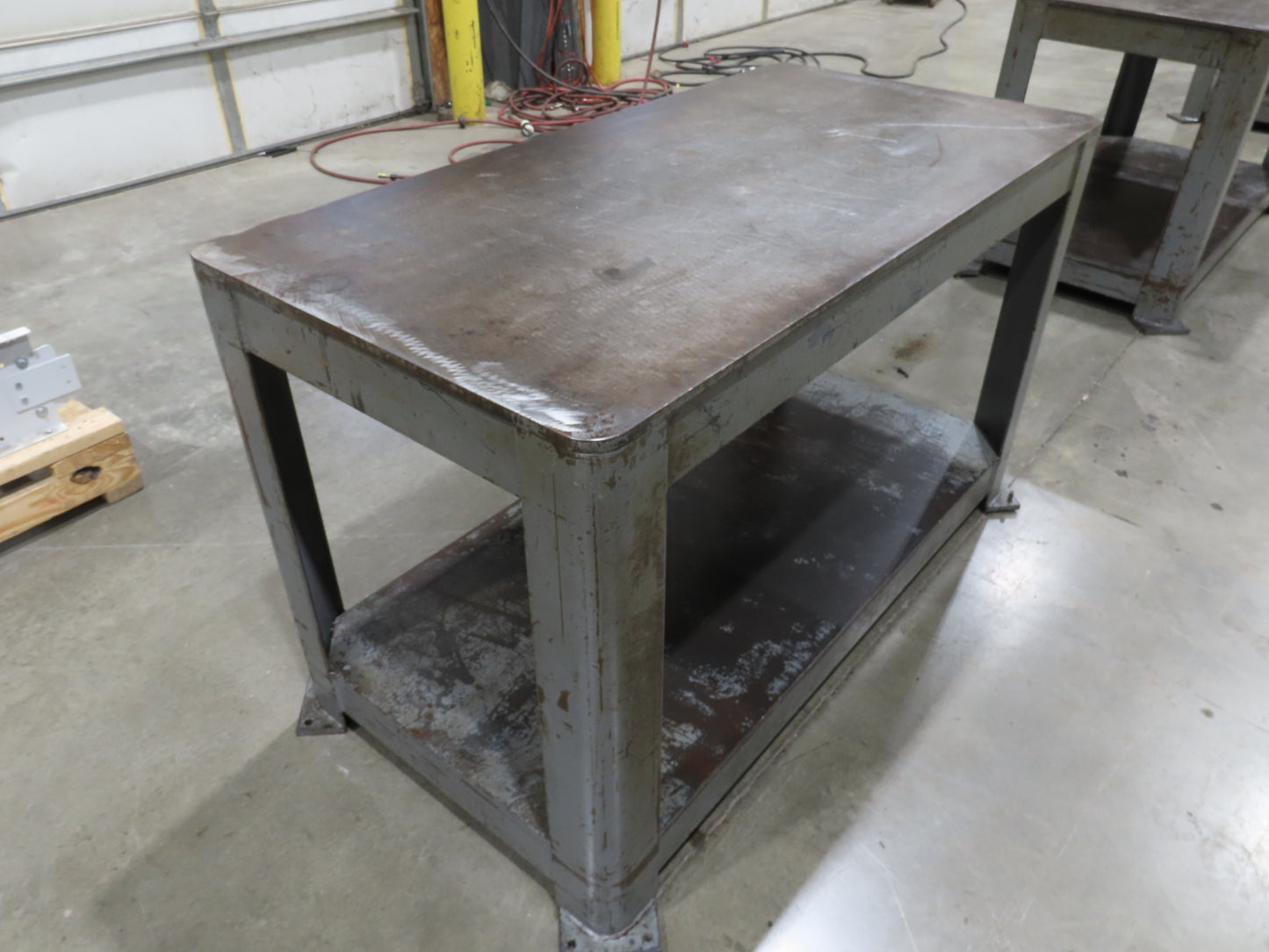 11/16" Thick Top Steel Fabrication Welding Layout Table Work Bench 60"x30"x36"