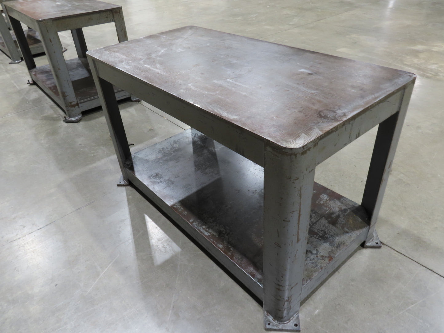 11/16" Thick Top Steel Fabrication Welding Layout Table Work Bench 60"x30"x36"
